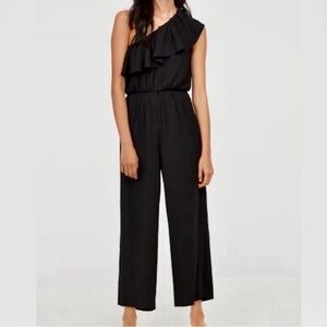 NWT, H&M One Shoulder Jumpsuit Sz. 12